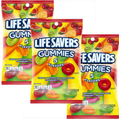 The Hampton Candy Lifesaver Gummies 3-pack packaging ready for sharing at gatherings.