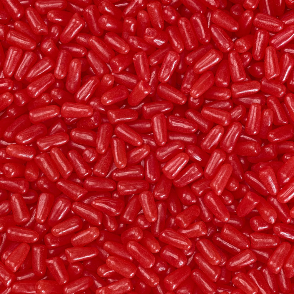 Mike and Ike Cherry bite highlighting single-flavor candy for party sharing.