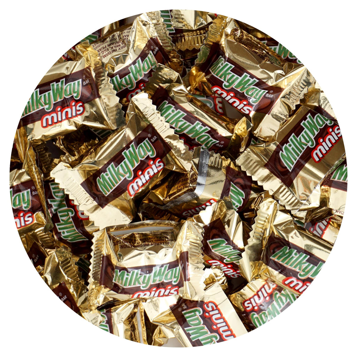 The Hampton Candy Company Milkyway Minis bulk bag shown for party favors
