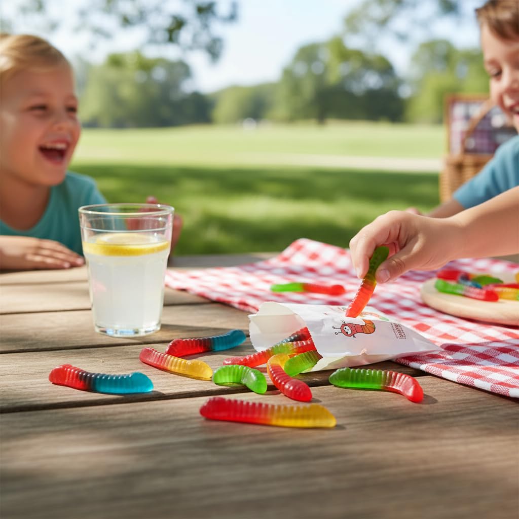 The Hampton Candy Company packaging shot showing brand gummies.