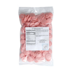 The Hampton Candy Company pink chocolate-dipped strawberries with a creamy finish.