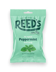Reed’s peppermint candy individually wrapped, convenient for travel and office