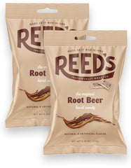 The Hampton Candy Company Reed’s Root Beer Candy 6.25oz bag with classic root beer flavor.