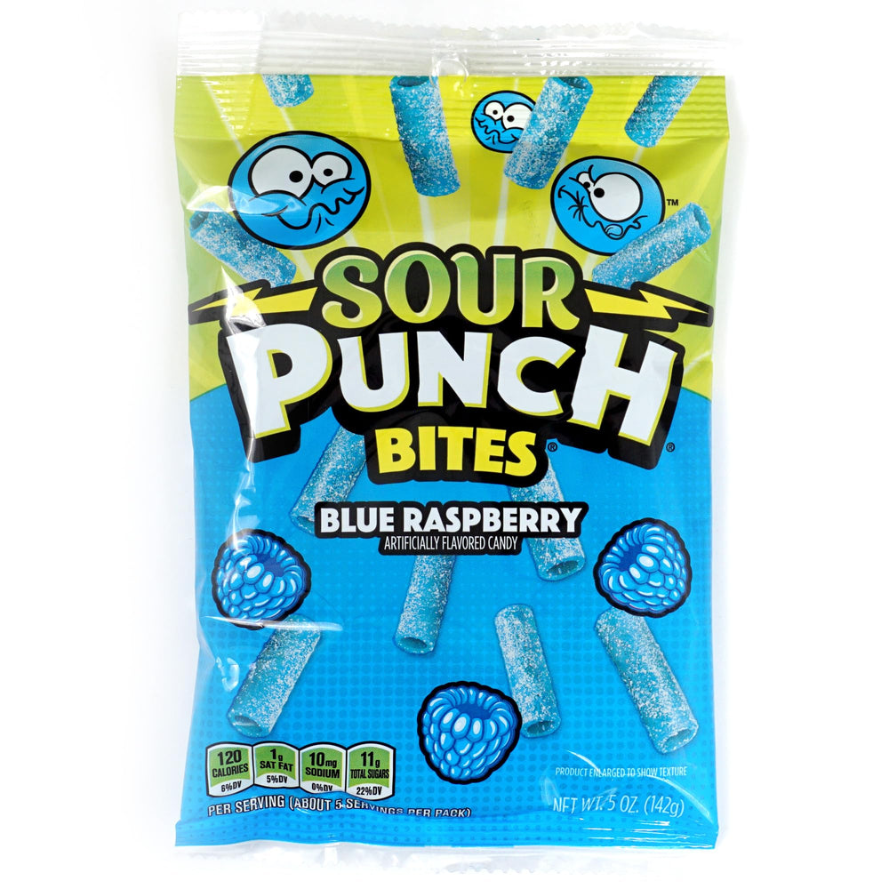 Three pack display of Sour Punch Bites by The Hampton Candy Company for easy grabbing