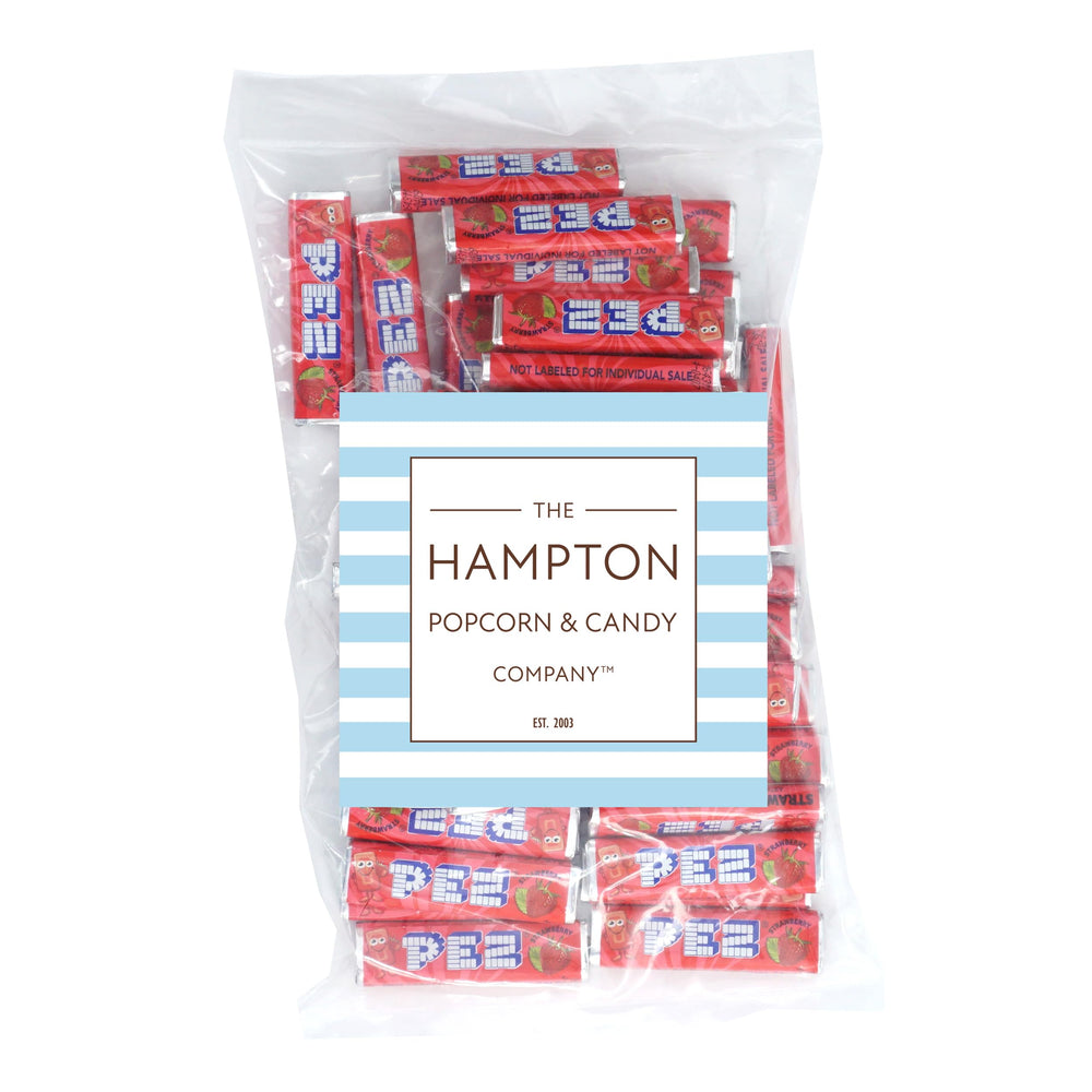 The Hampton Candy Company strawberry candies refill a dispenser at home or office.