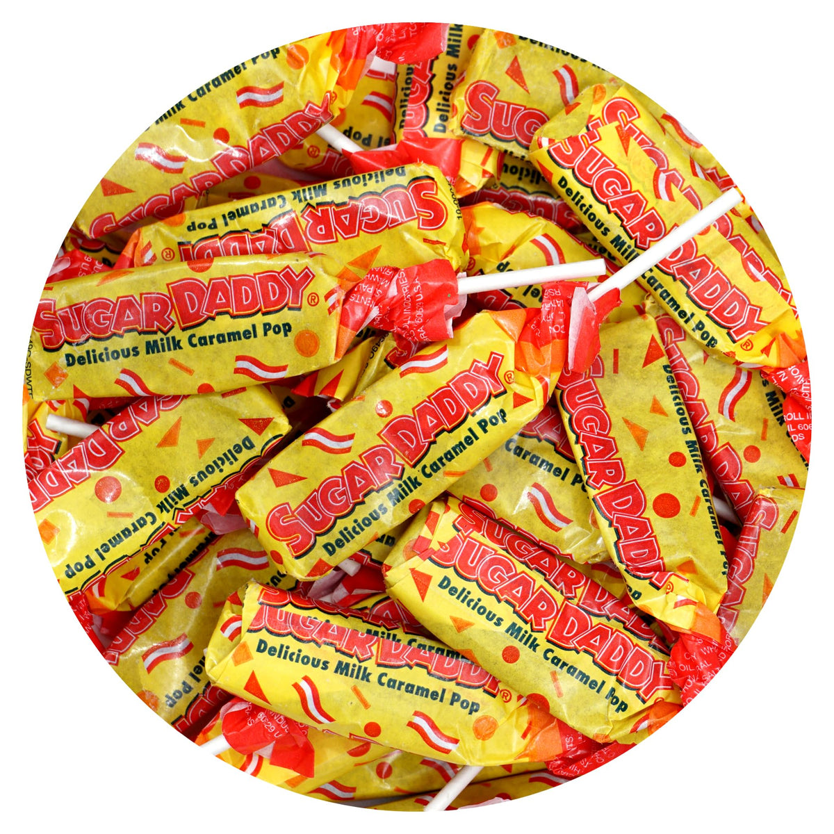 The Hampton Candy Company Sugar Daddy Pops bulk bag ready for parties