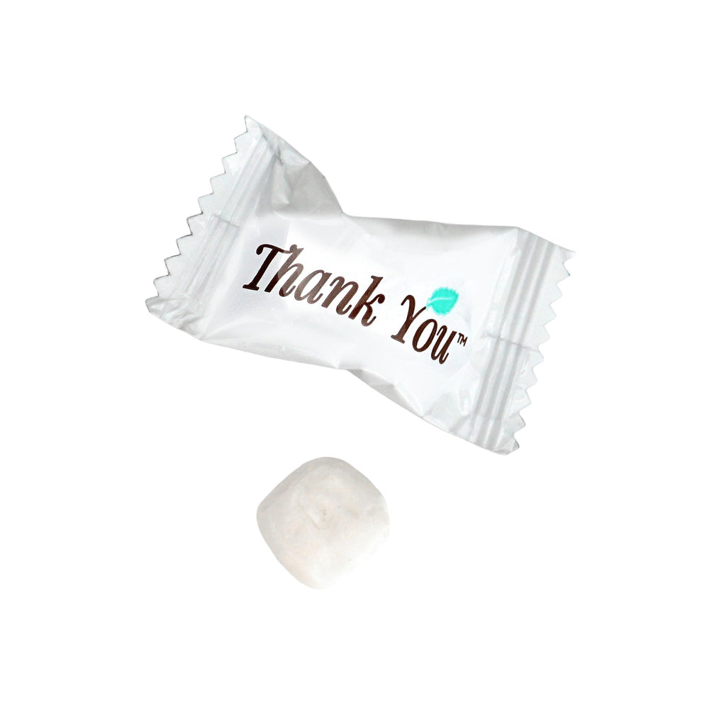 The Hampton Candy Company buttermints arranged as party favors for guests.