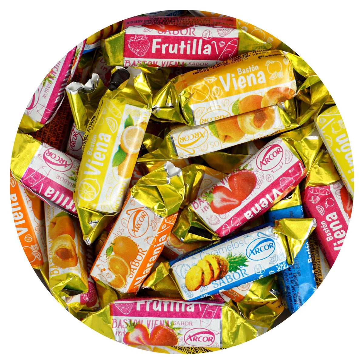 The Hampton Candy Company Vienna fruit filled candy 2lb box, vibrant flavors for party snacking.