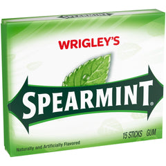 Keep Wrigley Spearmint gum in a purse or car for quick refreshment.
