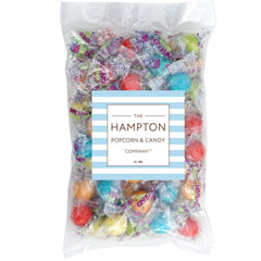The Hampton Cry Baby Extra Sour Gum Balls individually wrapped bright colors ideal for gifting