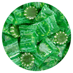 The Hampton Candy Company Key Lime Discs bulk packaging ideal for parties and gifts.