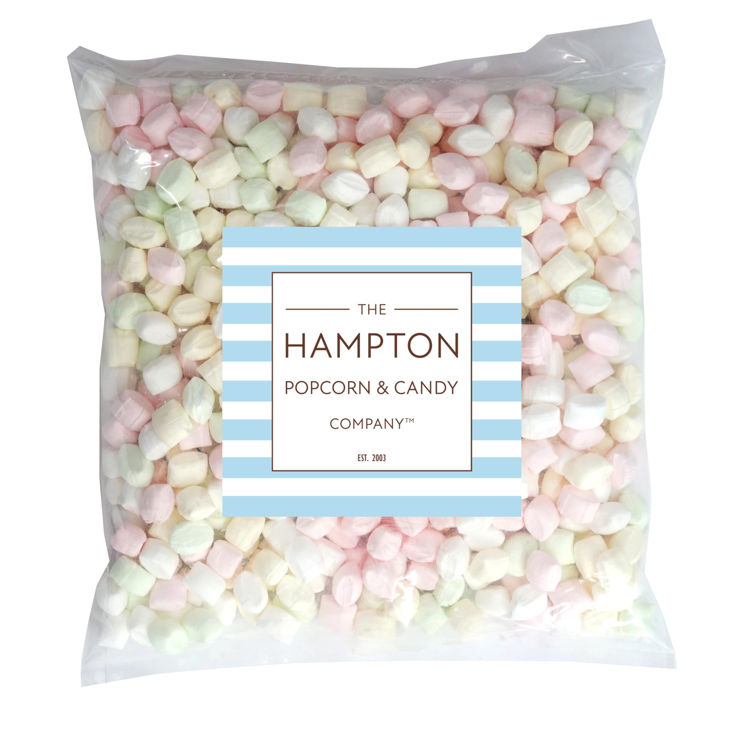 The Hampton Candy Company soft mint close-up shows creamy texture.