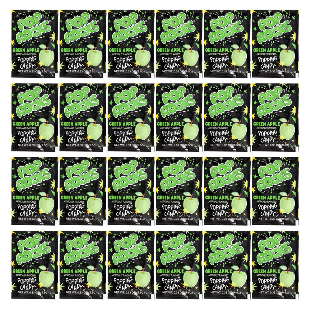 The Hampton Candy Company Pop Rocks Green Apple with a popping texture for fun snacking.