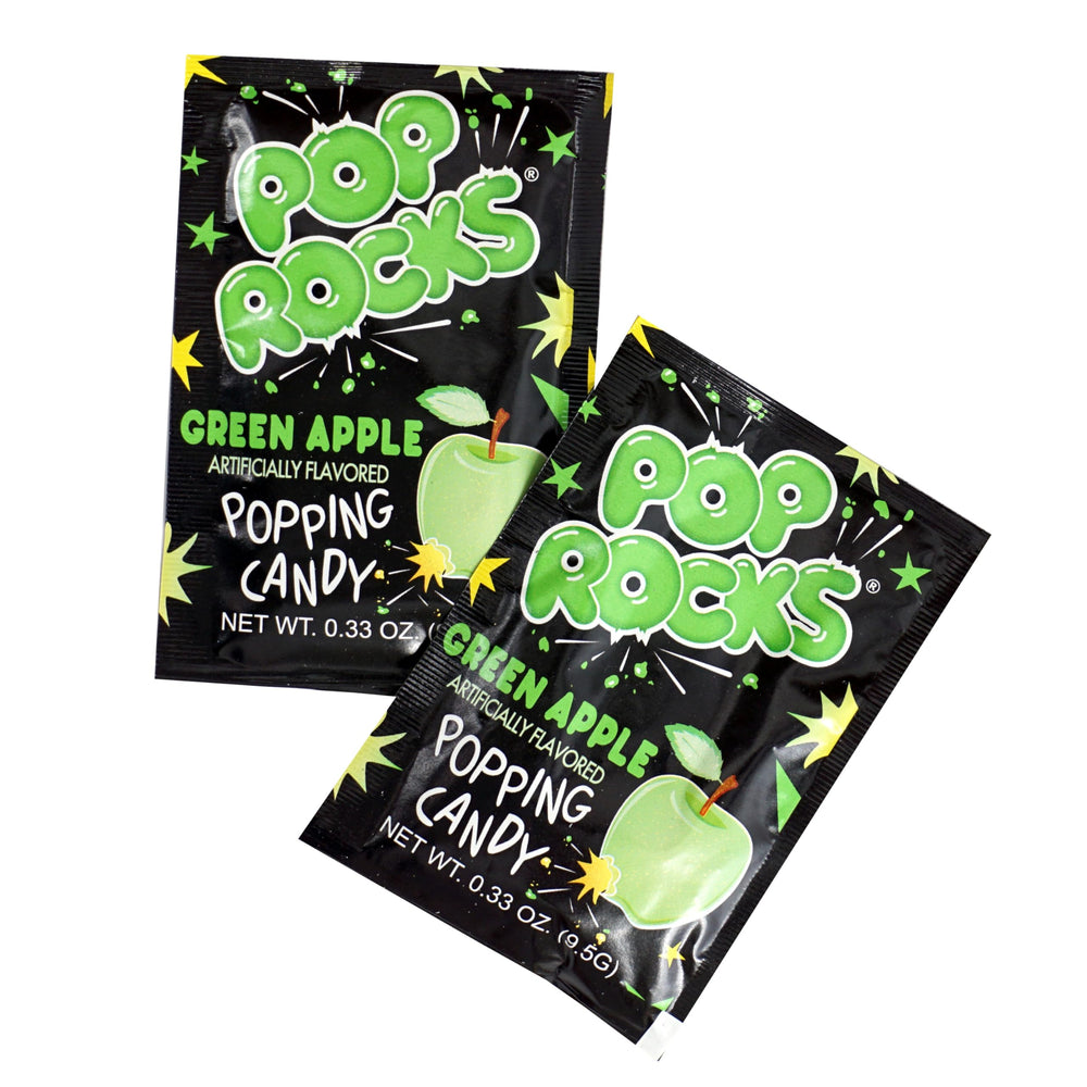 Vibrant green apple Pop Rocks ideal for sharing at celebrations.
