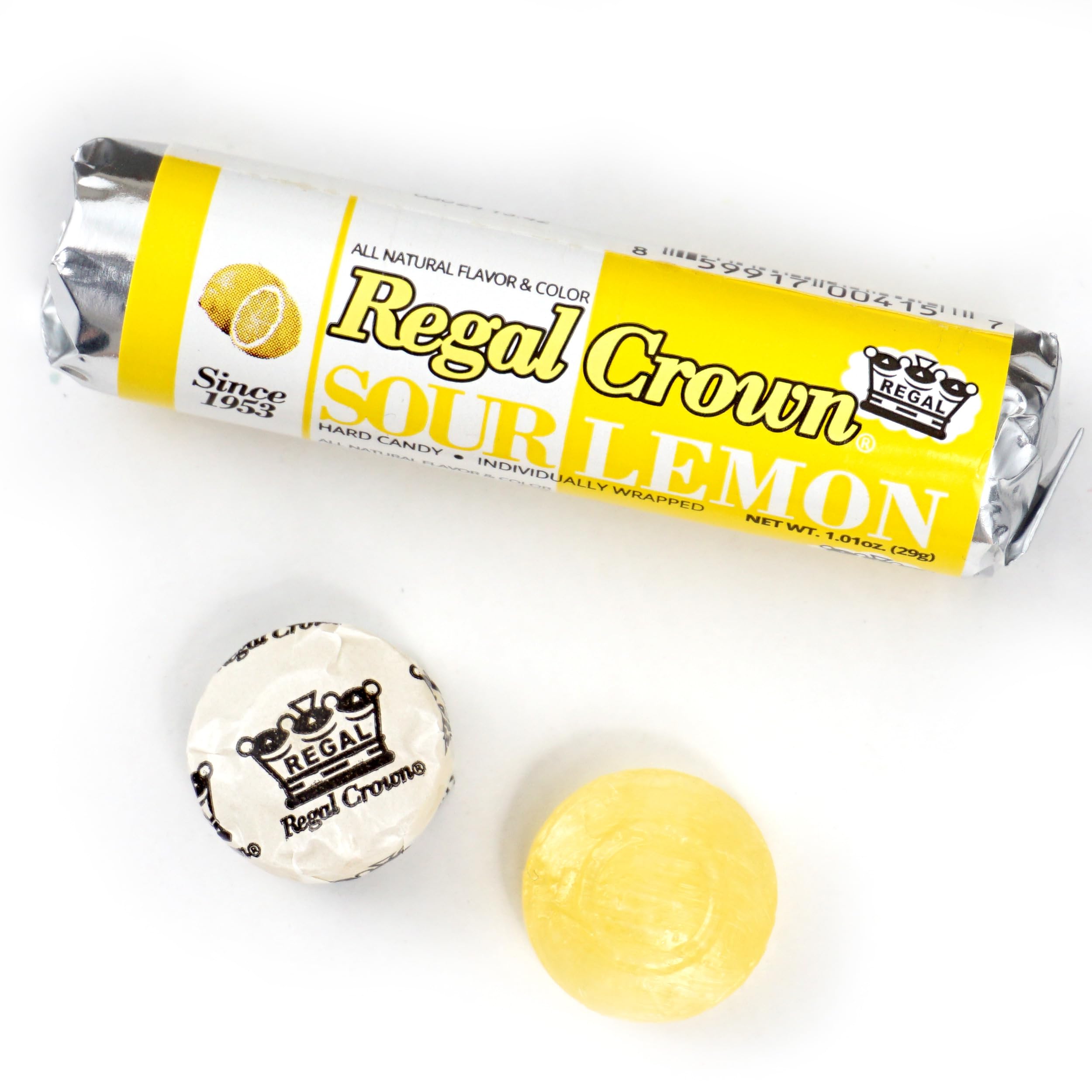 Individually wrapped Regal Crown Roll pieces for mess-free snacking