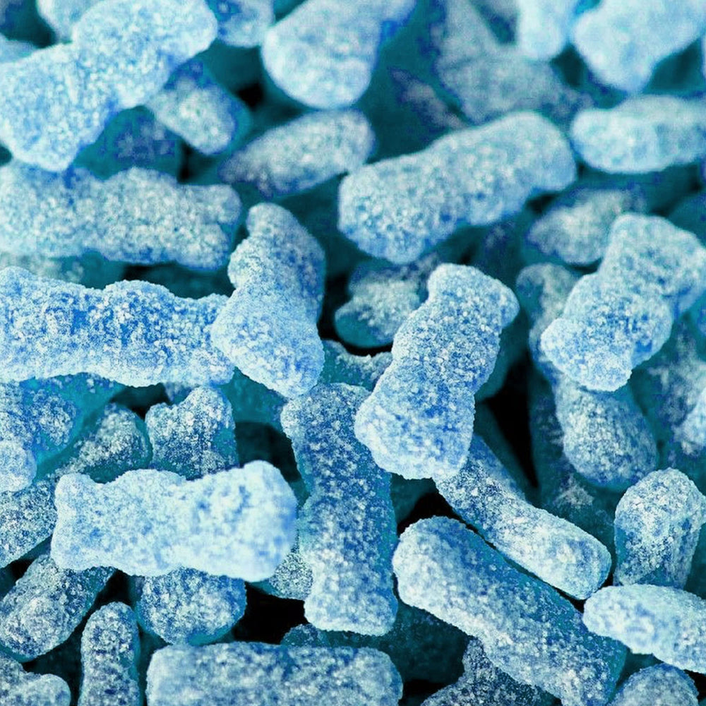 The Hampton Candy Company Sour Kids Blue Raspberry lunchbox snack for school.