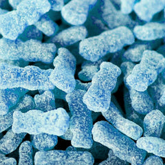 The Hampton Candy Company Sour Kids Blue Raspberry lunchbox snack for school.