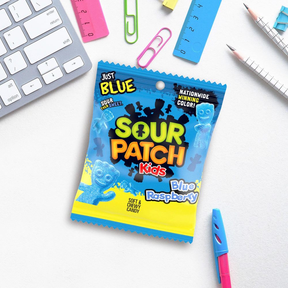 Lunchbox-ready SourPatch Kids Blue Raspberry idea for quick, fun school snacks.