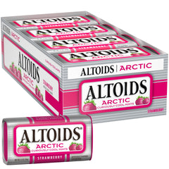 The Hampton Candy Company Strawberry Mints tin ready for on-the-go freshness