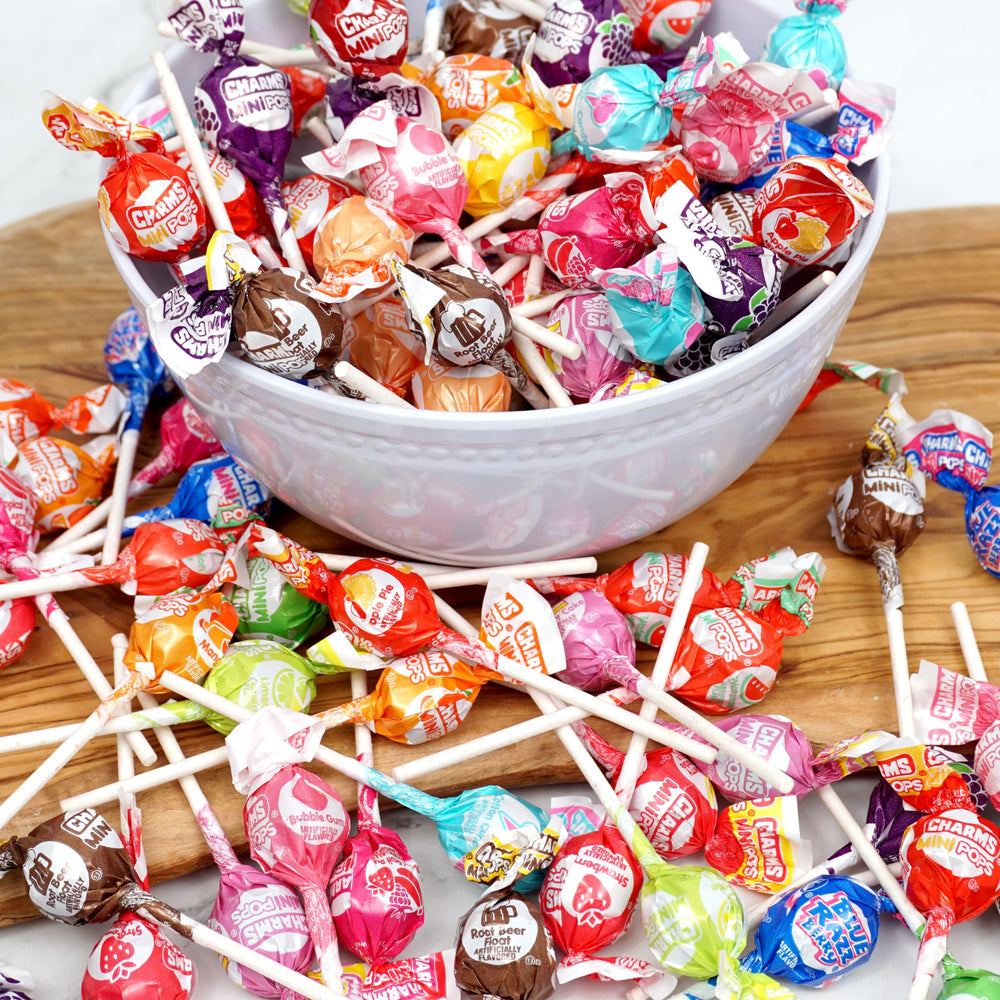 Hampton Charms Mini Pops party setup adds color to celebrations.