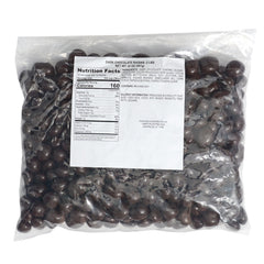 Close-up of The Hampton Dark Chocolate Covered Raisins highlighting glossy coating for gifting.