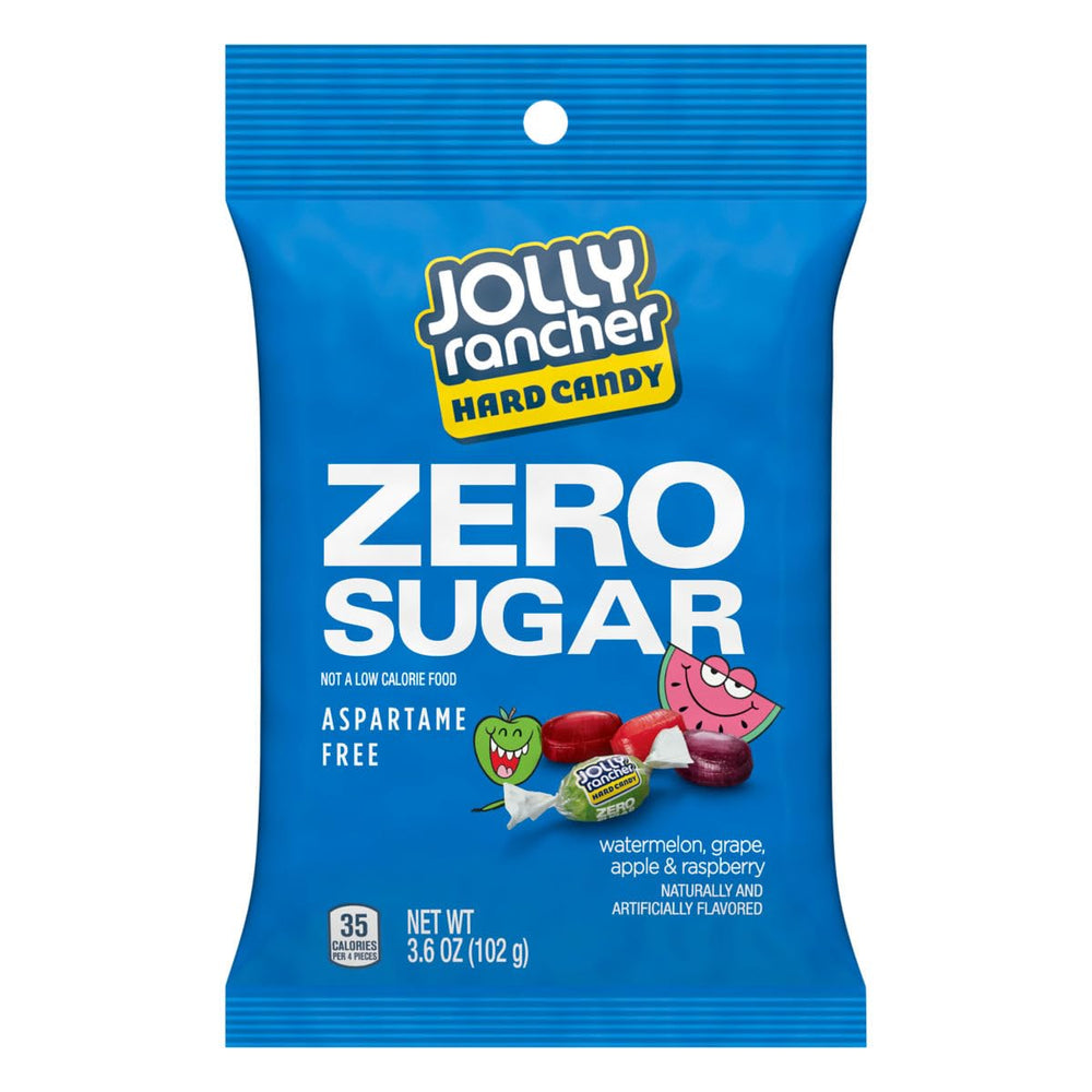 The Hampton JollyRanchers Zero Sugar Grape candies, bright flavor without sugar.