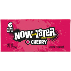Now & Later taffy cherry flavor chewy candy for sharing