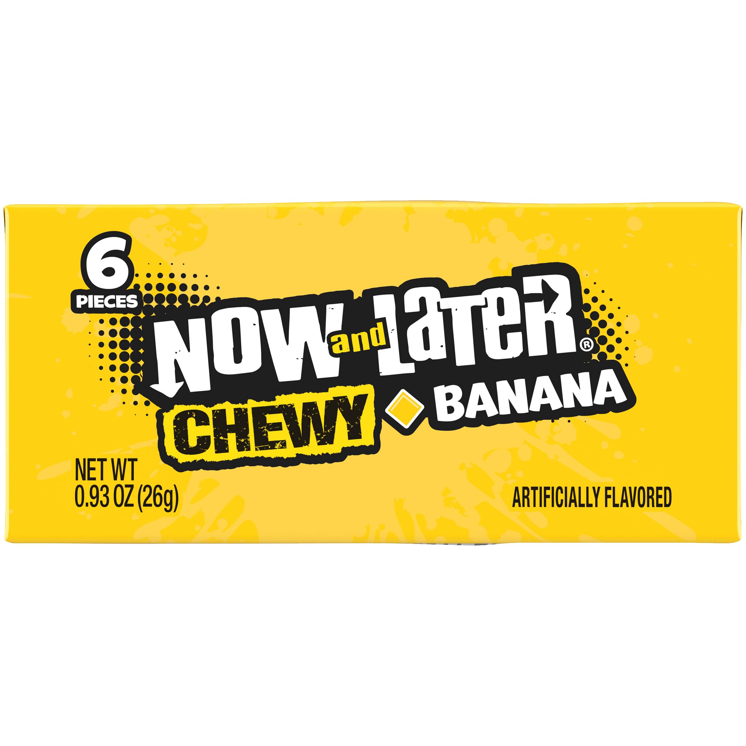 Now & Later taffy tropical punch flavor vibrant candy