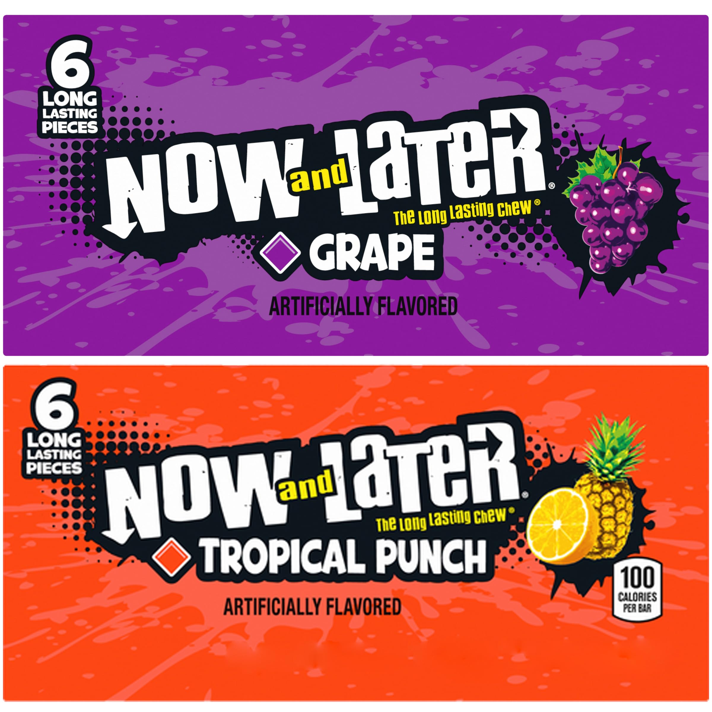 Now & Later taffy watermelon flavor refreshing bite for meals