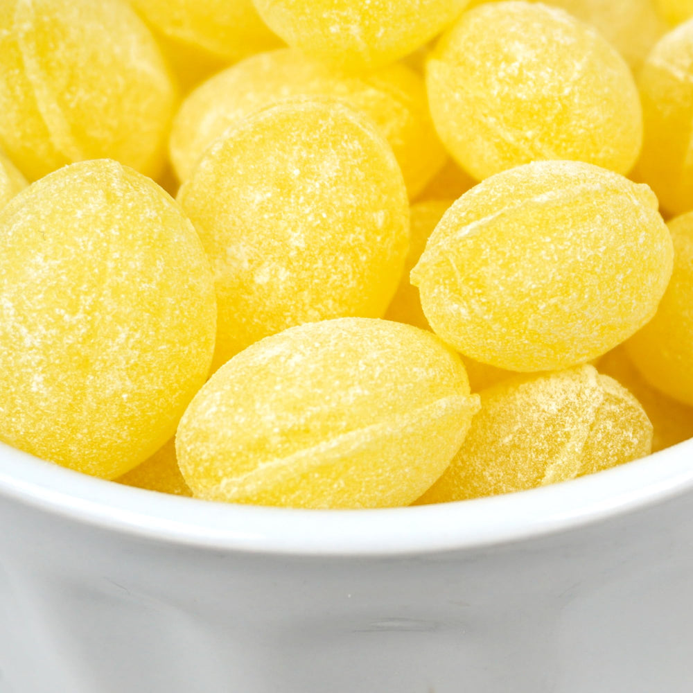 Claeys Sanded Lemon Drops in 5 lb bulk bag packaging for events