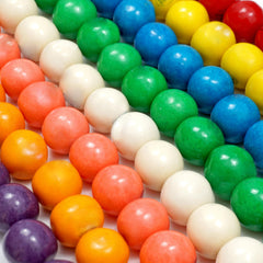 Gumball machine refills in 4lb bag for smooth restocking and continuous fun.