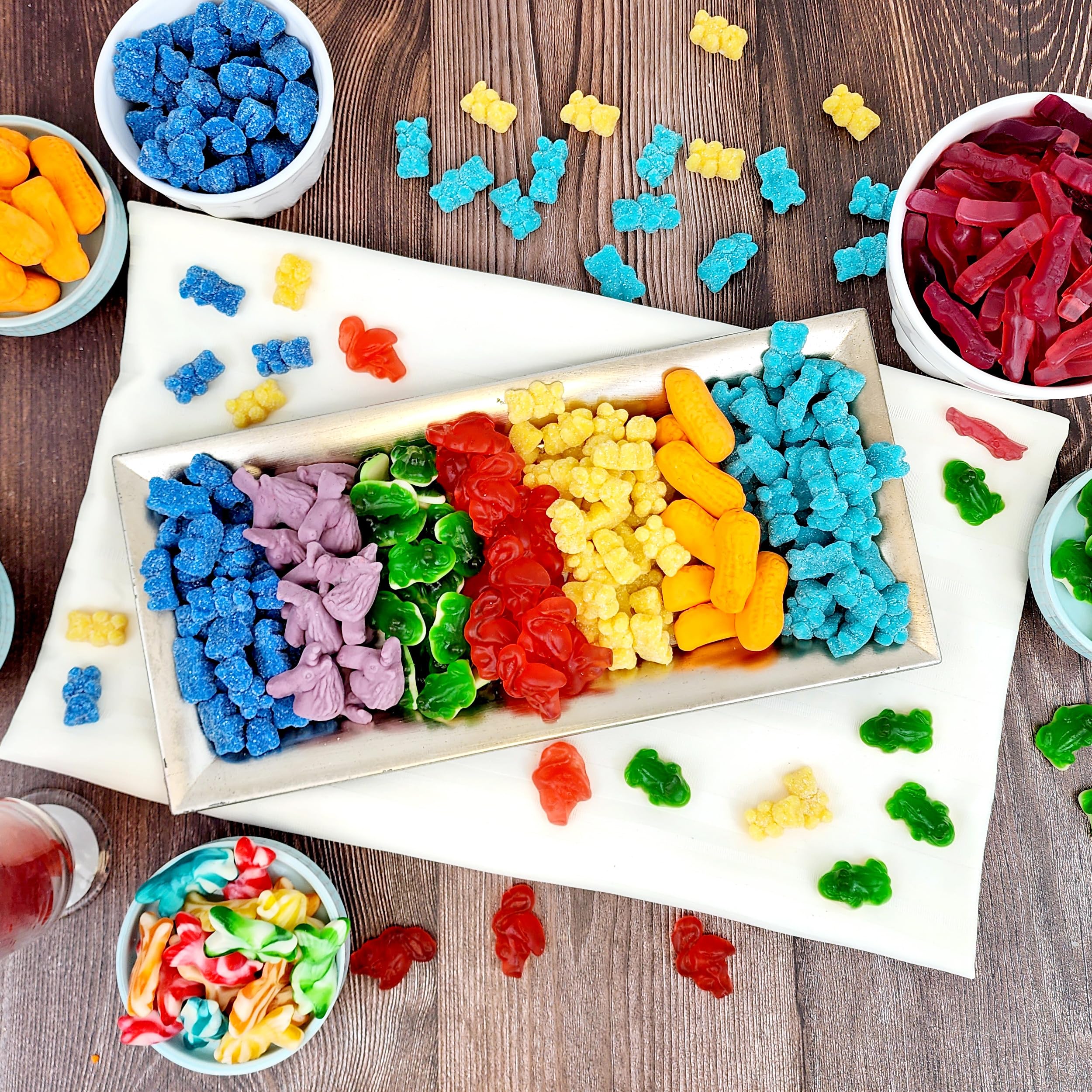 The Hampton Popcorn Company gummies inspire party and shower treat ideas.