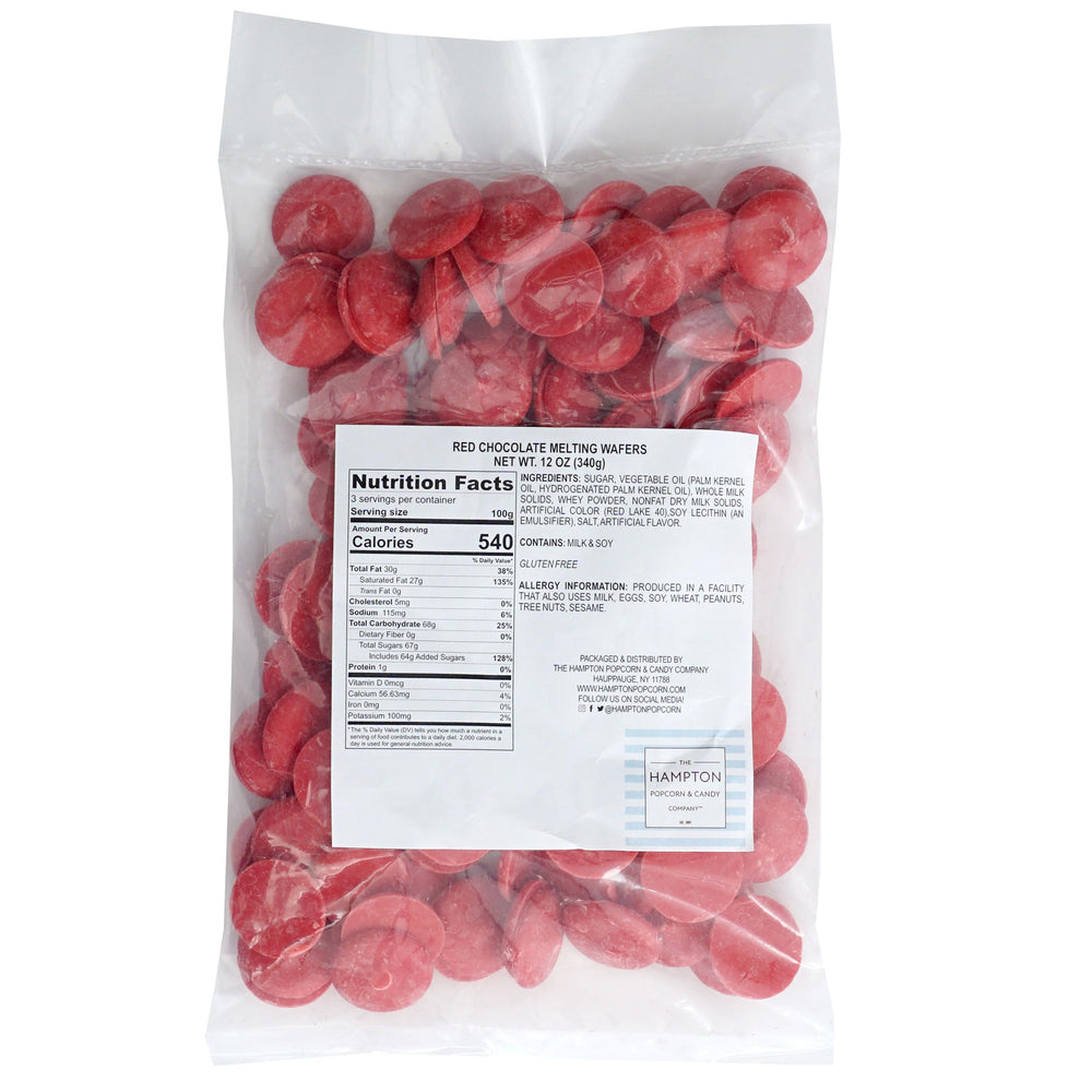The Hampton Red wafers melted smoothly for fondue and dessert coatings.