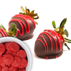 The Hampton Red Wafers provide a glossy finish on cakes and cookies.