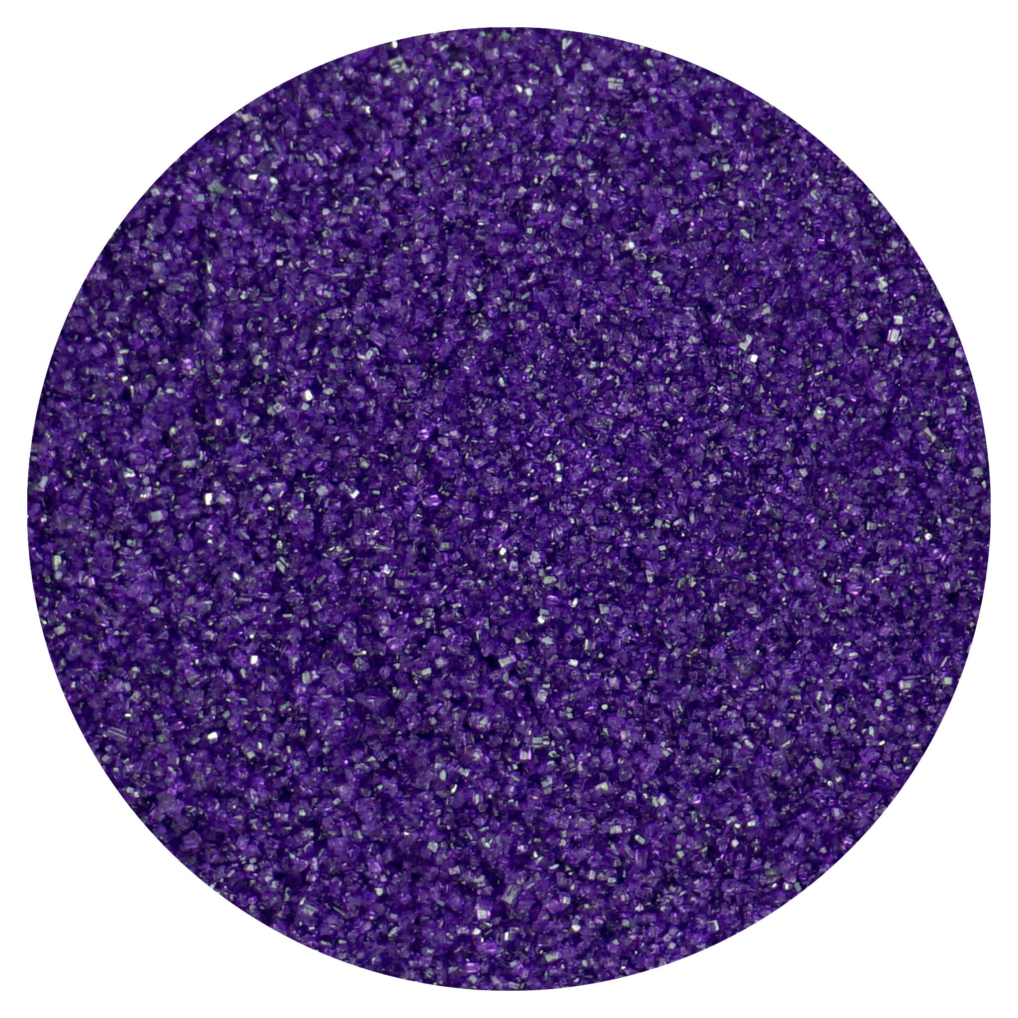 Bright purple Hampton sanding sugar enhances ice cream sundaes with playful crunch