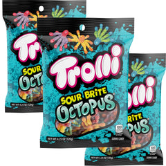 The Hampton Candy Sour Brite Octopus bag, tangy bites for lunchboxes.