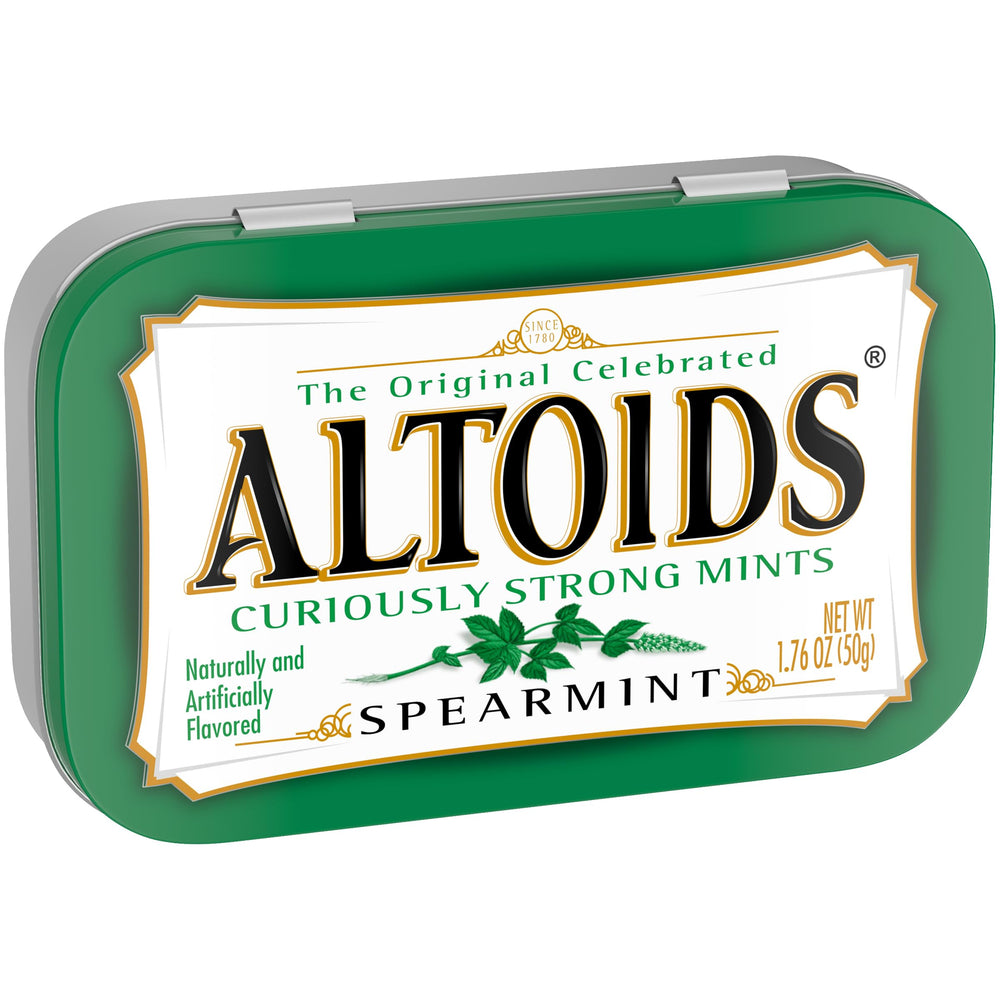 Pocket-sized mint tin from The Hampton for purse, car, or travel.