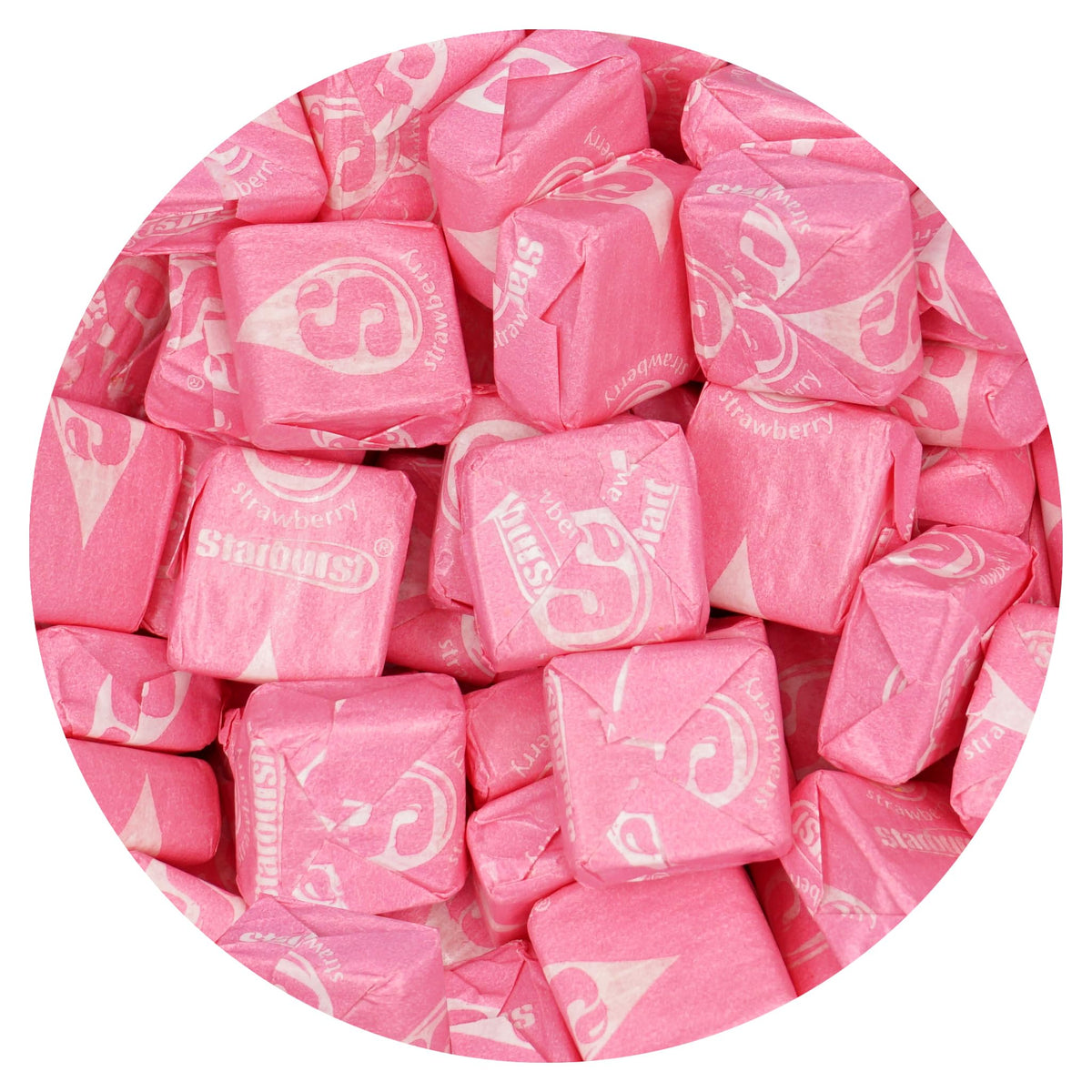 The Hampton Starburst All Pink bulk bag showcases pink candies for party snacking.