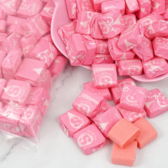 Buffet-ready display of Starburst All Pink Candy for celebrations.
