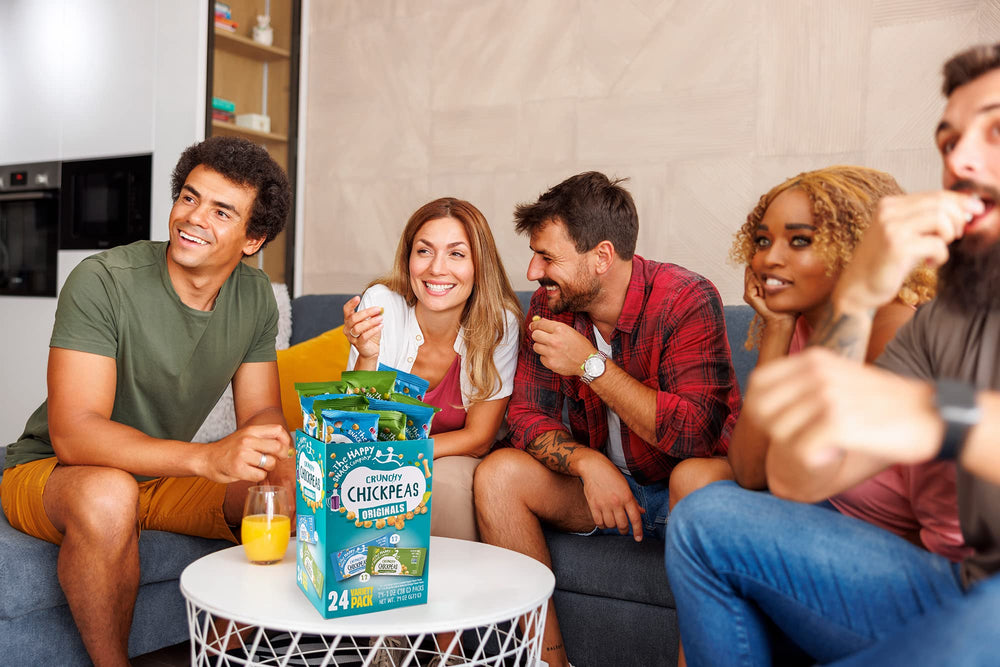 The Happy Snack Company flavors offer versatile snacking options.