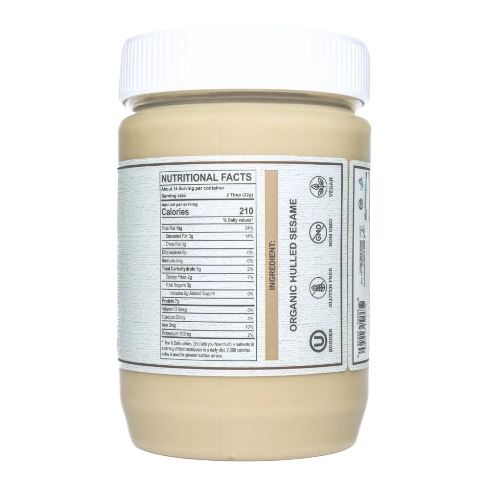 Dubai chocolate pairing idea featuring creamy tahini as a gourmet twist.