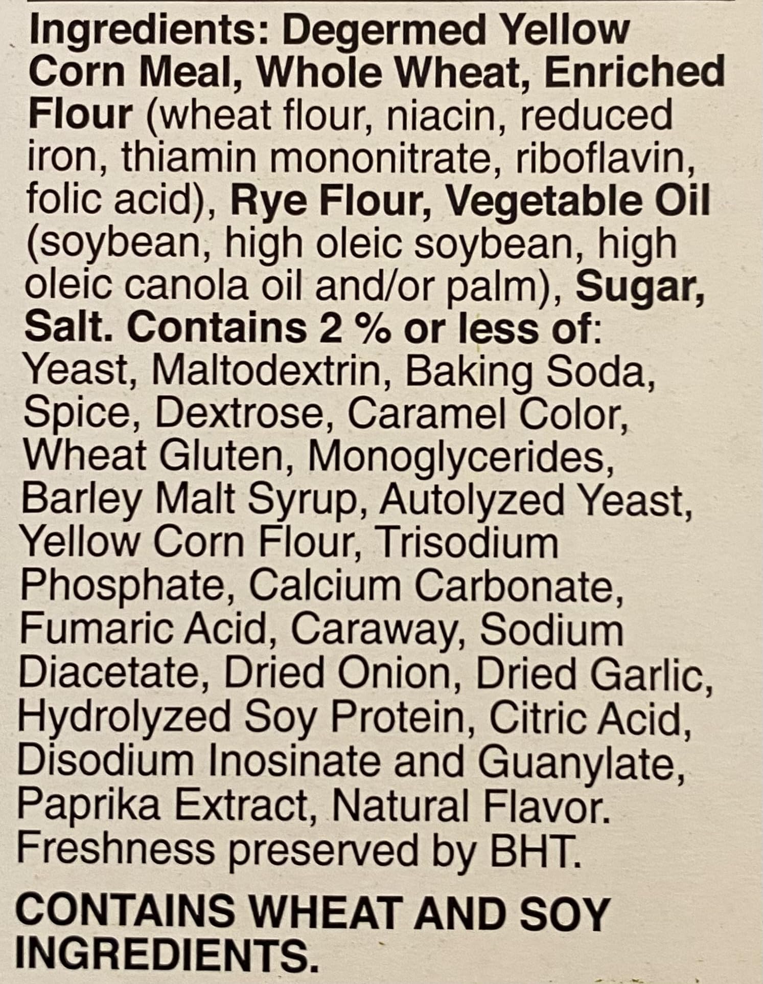 Close-up of crispy ingredients, Chex and pretzels, signaling premium snacking quality