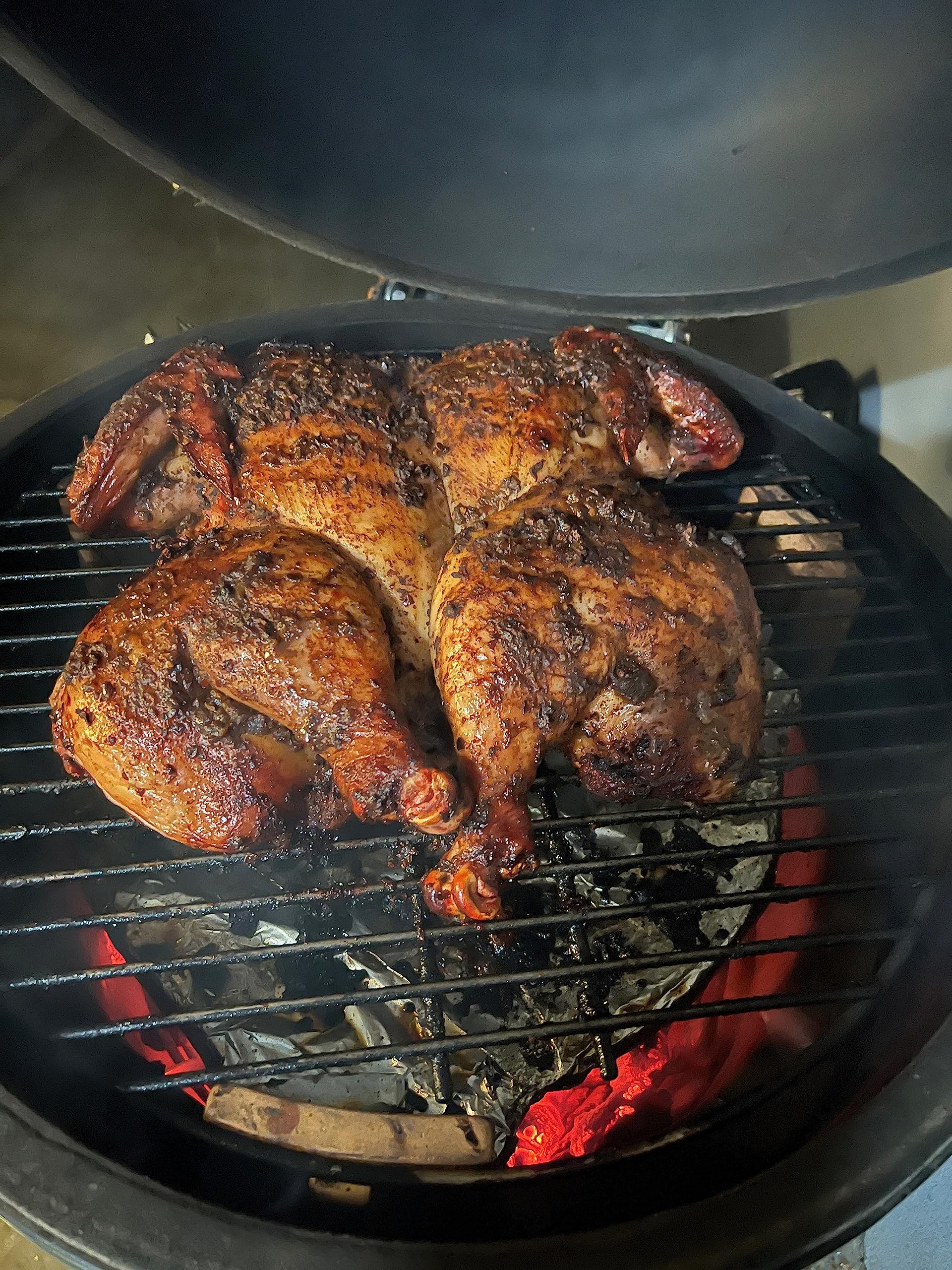 The Jerk Man seasoning with oil ready for meat marination.