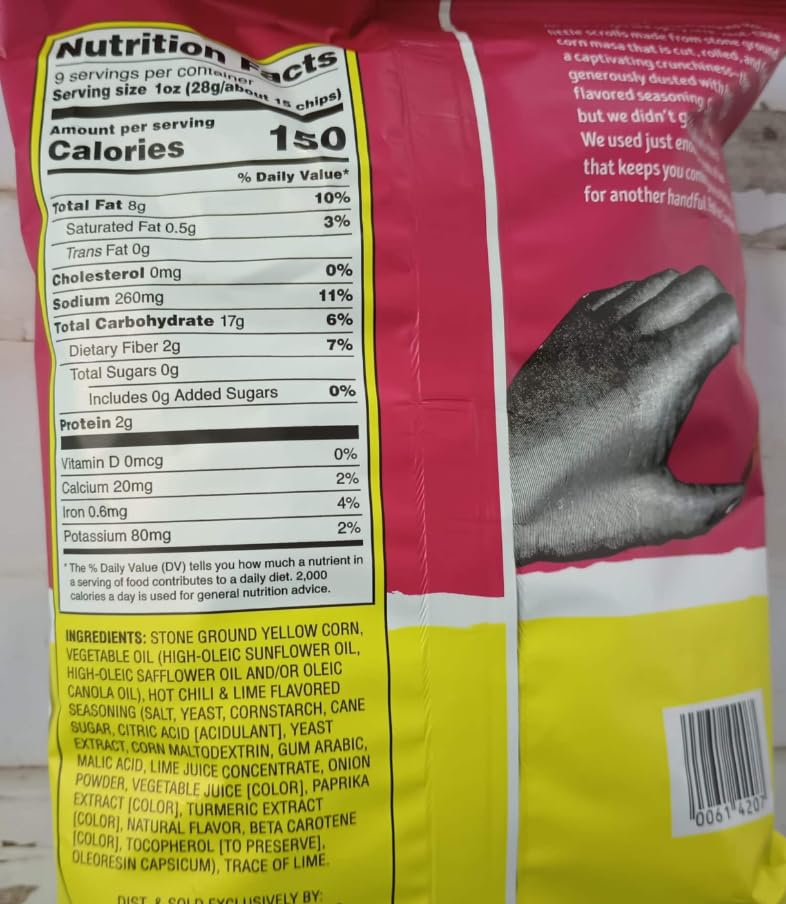 The Kitchen Queen Trader Joe's chili lime chips, bold flavor for salsa and guacamole.