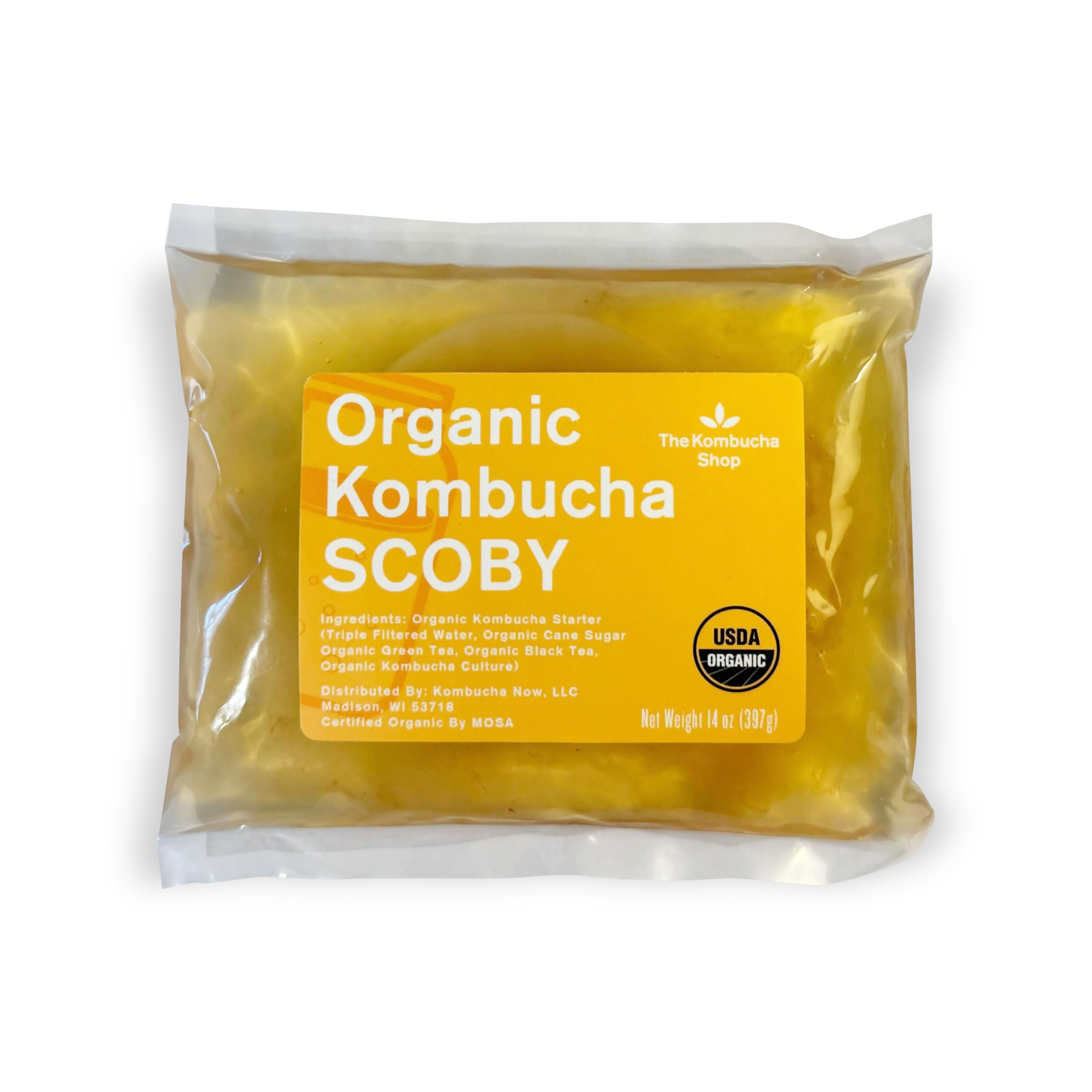 The Kombucha Shop detailed instruction card supports confident brewers