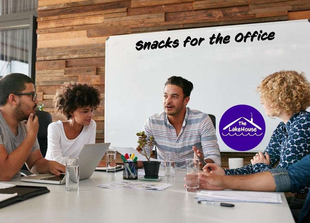 The LakeHouse office party candies add a cheerful treat at meetings.