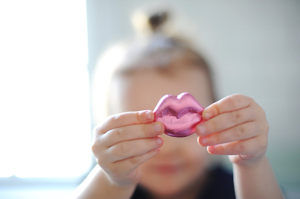 THE MADELAINE CHOCOLATE COMPANY lip-shaped chocolates ideal for gifts for him and her