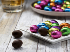Double-sided Italian foils showcase vibrant jewel tones for festive gifting.