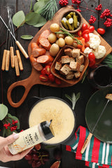The Melting Pot popcorn with garlic-wine seasoning creates a savory snack.