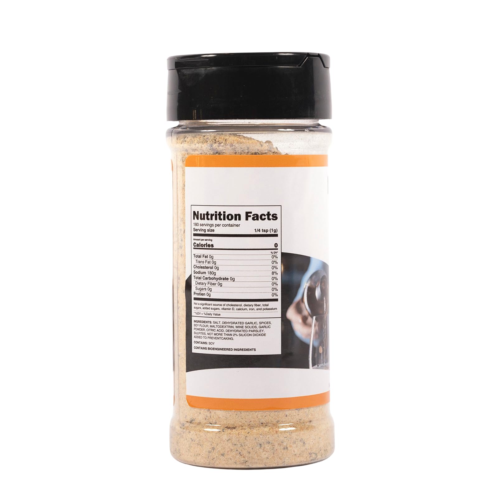 The Melting Pot garlic-wine seasoning on a steak enhances savory meat flavor.